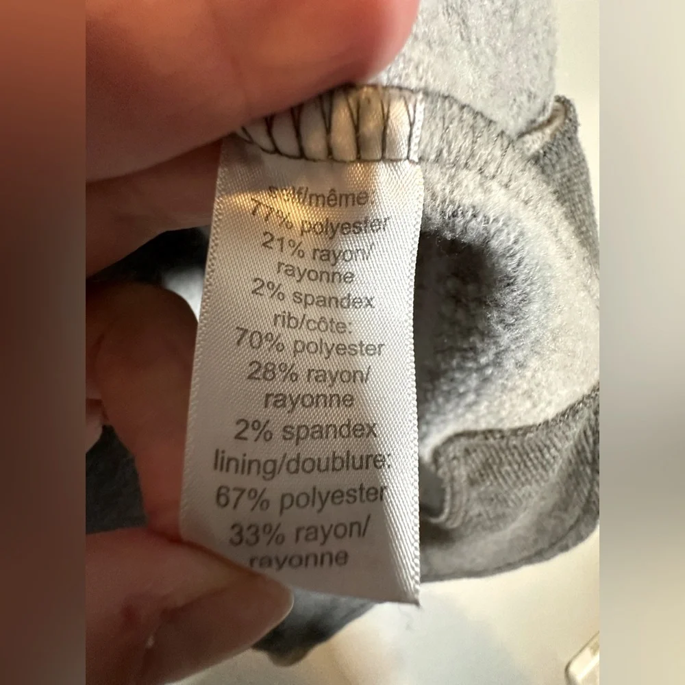 Maurices Fleece Hoodie with Plaid Hood Graphic Long Sleeve Sweatshirt Size M - Picture 9 of 16